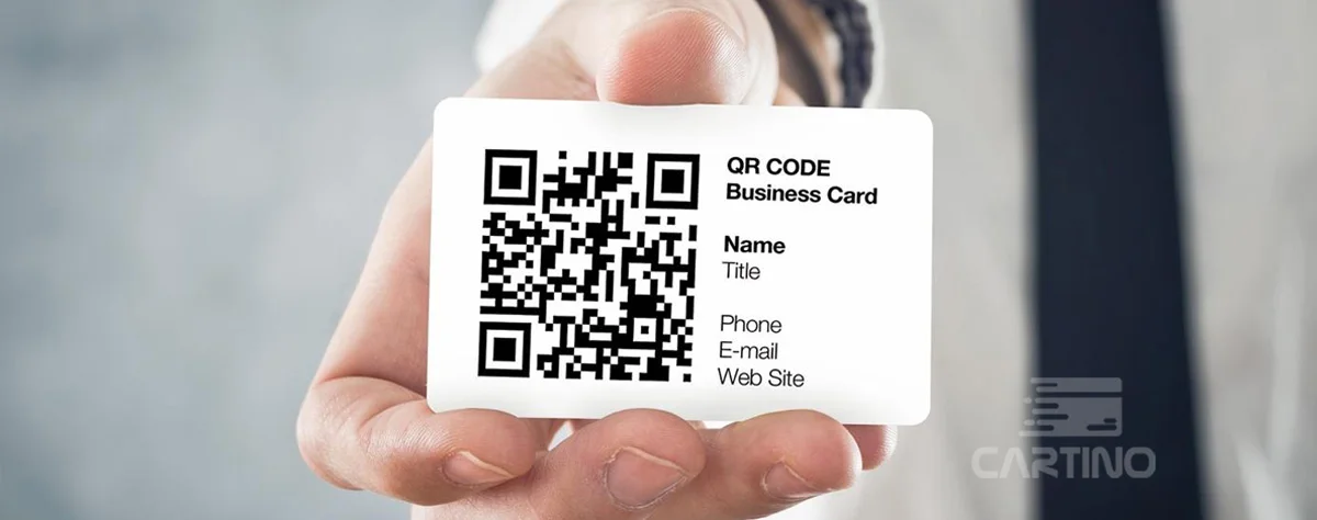 کارت ویزیت با QR کد